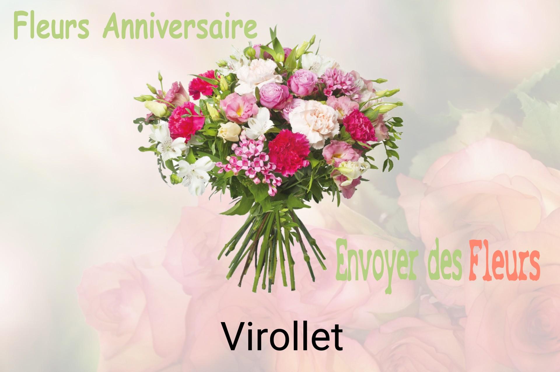 Bouquet de fleurs d’anniversaire livré à Virollet